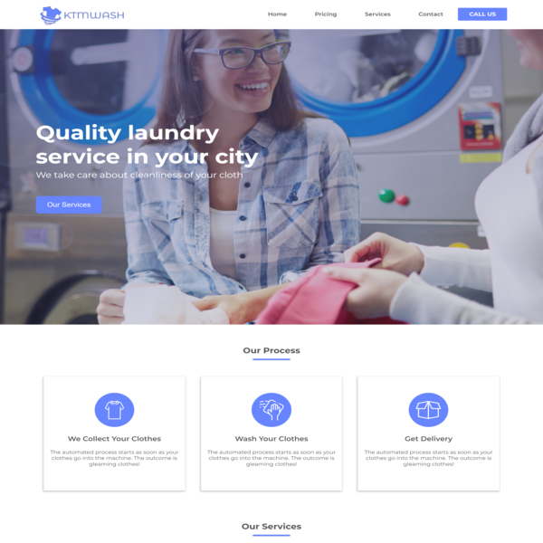 ktm wash laundry website